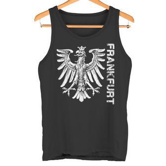 Frankfurt With Eagle In Retro Style Tank Top - Geschenkecke