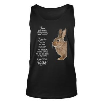 I Am Your Friend I Am Your Rabbit Tank Top | Mazezy
