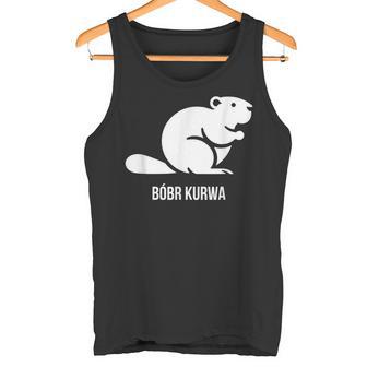 Bober Bóbr Kurwa Polish Internet Meme Beaver Tank Top - Geschenkecke