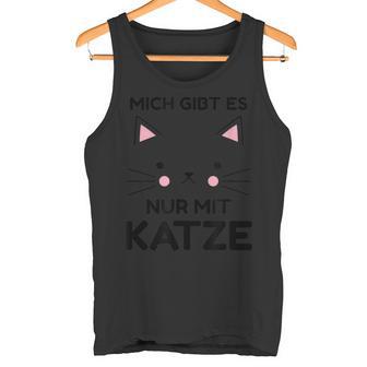 Cat Slogan Tank Top - Seseable