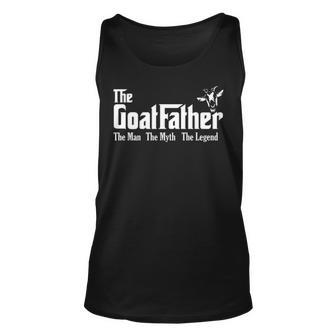 Goat Lover For Dad The Goat Father Tank Top | Mazezy
