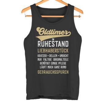 Old Timer In Rest Rente Rentner Tank Top - Geschenkecke