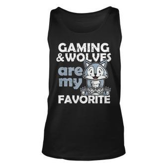 Gaming Wolf Gamer Tank Top | Mazezy AU