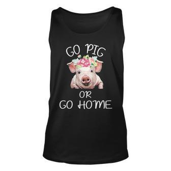 Go Pig Or Go Home Tank Top | Mazezy