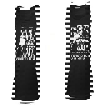 Goats Make Me Happy You Not So Much Tank Top | Mazezy