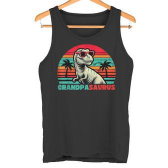 Grandpasaurus T Rex Opa Saurus Dinosaurier Familie Tank Top - Seseable