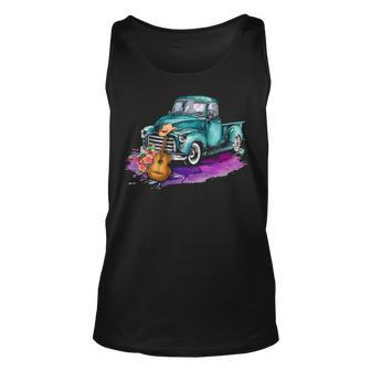 Guitar And Car Tank Top | Mazezy
