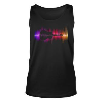 Guitar And Music Wave Tank Top | Mazezy