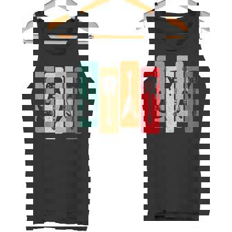 Guitarras Retro Guitarrista Bajo Eléctrico Rock Music Camiseta sin mangas - Regaloses