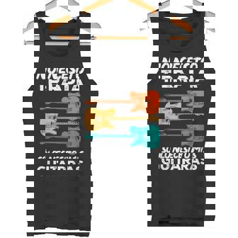 Guitarrista Divertido Guitarra Sólo Necesito Mis Guitarras Camiseta sin mangas - Regaloses