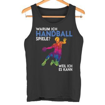 Handball Spieler s Für Herren Frauen Und Handball Fans Tank Top - Geschenkecke