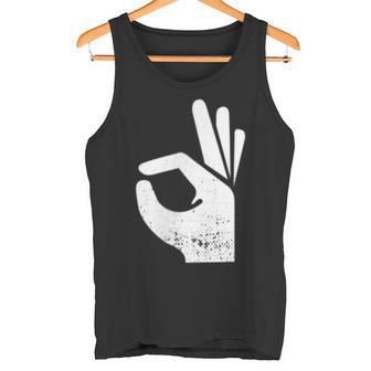 Handsign Reinguckt Reingeschaut Meme Tank Top - Geschenkecke