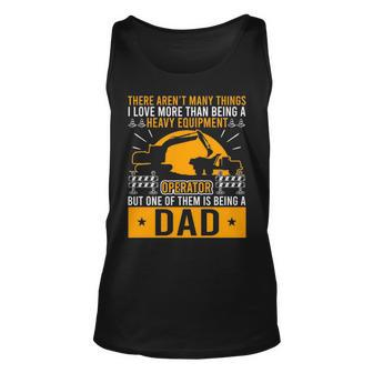 Heavy Equipment Operator Dad Occupation Tank Top | Mazezy