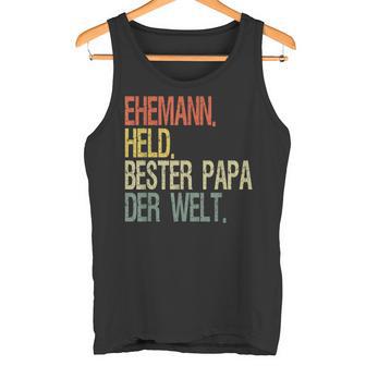 Held Beste Papa Der Welt Help Tank Top - Geschenkecke