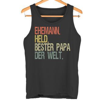 Held Beste Papa Der Welt Help S Tank Top - Seseable