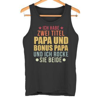 Herren Bonus Papa Papa Stiefvater Tank Top - Geschenkecke