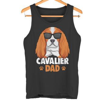 Herren Cavalier King Charles Spaniel Dad Hunde Papa Herrchen Tank Top - Geschenkecke