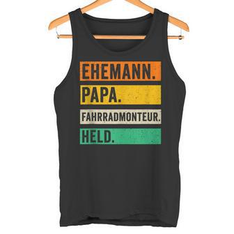 Herren Fahrradmonteur Papaateratertag Fahrradwerkstatt Tank Top - Geschenkecke