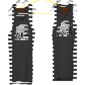 Hombre Leñador Evolución Luna Guardabosque Evolution Motosierra Camiseta sin mangas - Regaloses