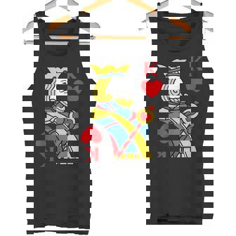 Hombre Rey De Corazones Reina Marido Esposa Nupcial Boda Nupcial Camiseta sin mangas - Regaloses