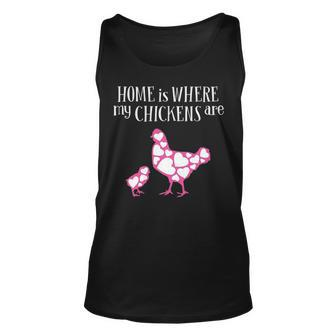 Home Is Where Chicken Tank Top | Mazezy