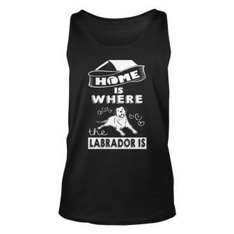 Home Is Where Labrador Is Tank Top | Mazezy AU