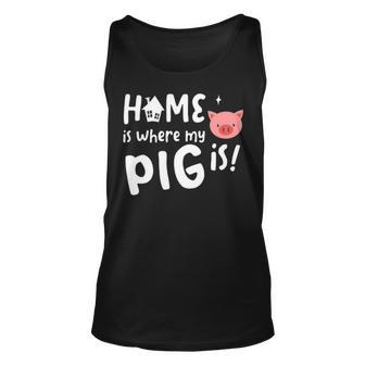 Home Where My Pig For Pig Lovers Tank Top | Mazezy