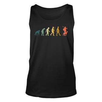 Hunting Dog Evolution Hunter With Dog Retro Hunting Dogs Tank Top | Mazezy UK