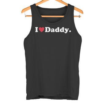 Ich Rotes Herz Papa Ich Liebe Papa Tank Top - Geschenkecke