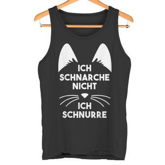 Ich Schnarche Nicht Ich Schnurre Schlafen S Tank Top - Geschenkecke