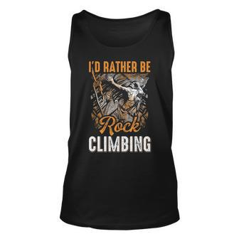 I'd Rather Be Rock Climbing Tank Top | Mazezy