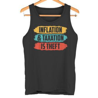 Inflation Und Steuere Sind Raub Stagflation Money Prints S Tank Top - Geschenkecke