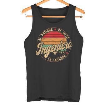 Ingeniero El Hombre El Mito La Leyenda Día Del Padre Camiseta sin mangas - Regaloses