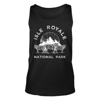 Isle Royale Park Wolf Wolves Apparel Tank Top | Mazezy