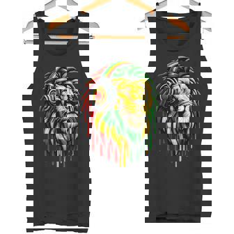 Jamaicano Rastafari León Reggae Música Rasta Raíces Africanas Camiseta sin mangas - Regaloses