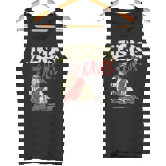 Jesus Raves Electronic Music Edm Festival Dj Camiseta sin mangas - Regaloses