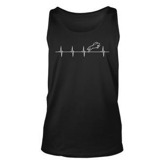 Jumping Horse Heartbeat Equestrian Tank Top | Mazezy