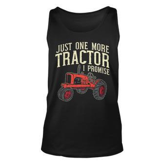 Juste More Tractor I Promise For Farmers Tank Top | Mazezy