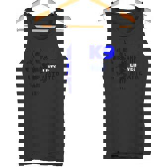 K9 Aplicación De La Ley Policía Canina Blue Live Matter Camiseta sin mangas - Regaloses