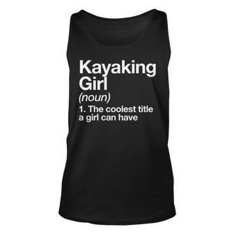 Kayaking Girl Definition & Sassy Sports Tank Top | Mazezy