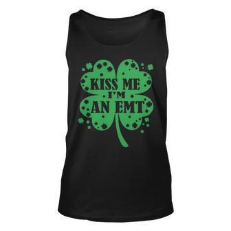 Kiss Me I'm An Emt T Great Idea For Paramedic Tank Top | Mazezy
