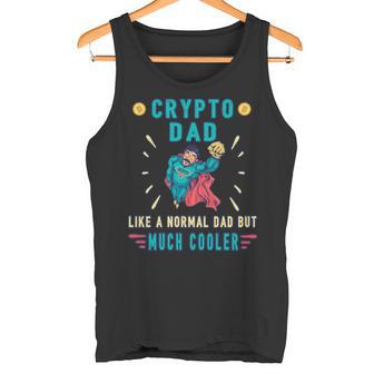 Krypto Dad Bitcoin Miner Lustige Kryptowährung Papa Tank Top - Geschenkecke