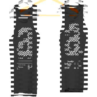 La Letra A Helvetica Tipográfica Minimalist Graphic Camiseta sin mangas - Regaloses