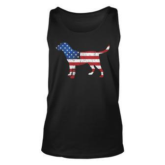 Labrador 4Th Of July Patriotic American Usa Flag Lab Lover Tank Top | Mazezy