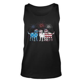 Labrador American Flag Usa 4Th Of July For Dog Lover Tank Top | Mazezy
