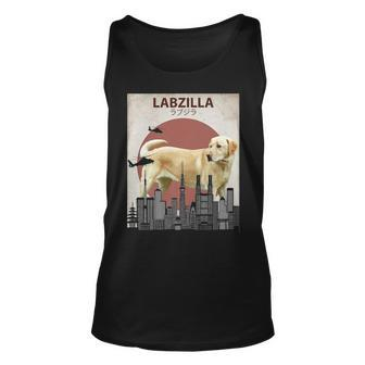 Labzilla Labrador Retriever Lab Lovers Tank Top | Mazezy