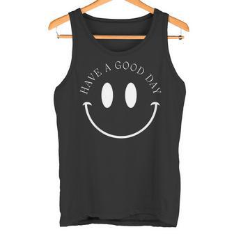 Lächeln Hab Einen Schönen Tag Tank Top - Geschenkecke