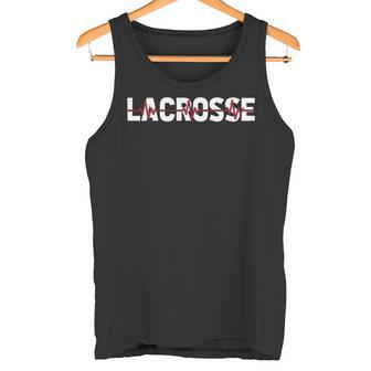 Lacrosse Ball Spieler Team Schläger Lacrosse Tank Top - Seseable