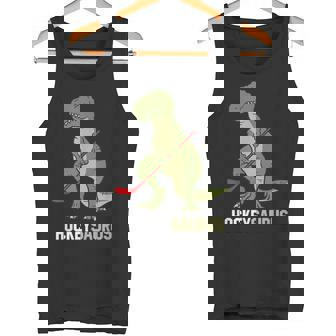 Lindo Dinosaurio Hockey Sobre Hielo Dinosaurio Hockeysaurus Camiseta sin mangas - Regaloses