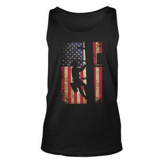 Lineman American Flag Electric Cable Lineman Tank Top | Mazezy
